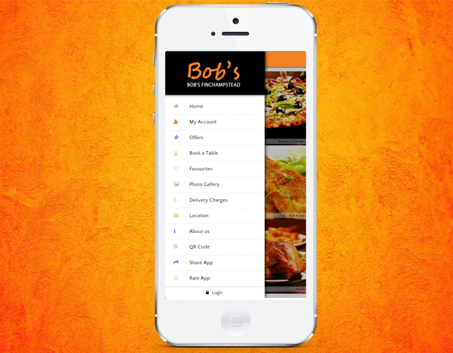 Restaurants & Takeaway Iphone App